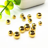 Stainless Steel Beads 304 Stainless Steel plated golden Sold By Bag