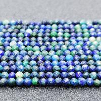 Koraliki Lapis Lazuli, Koło, obyty, DIY & fasetowany, mieszane kolory, sprzedawane na 38 cm Strand