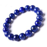 Natuurlijke Lapis Lazuli Armbanden, Ronde, uniseks & verschillende grootte voor keus, blauw, Per verkocht 15 cm Strand
