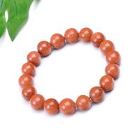 Natural Goldstone Bracelet Unisex & radiation protection reddish orange Length Approx 15 cm Sold By PC
