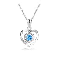 Cubic Zirconia Micro Pave 925 Sterling Silver Pendant platinum color plated micro pave cubic zirconia & hollow Sold By PC