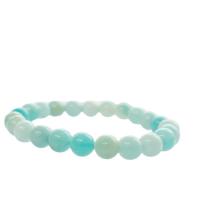 Natural Amazonite Bracelets ​Amazonite​ polished for woman blue Length 19 cm Sold By PC