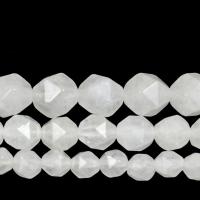 Hvid Chalcedony Bead, du kan DIY & forskellig størrelse for valg & facetteret, 6-10mm, Solgt Per 14.96 inch Strand
