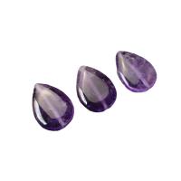 Natural Amethyst Beads Teardrop purple Sold By PC
