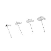 925 Sterling Silver Earring Post, different size for choice, silver color, Sold By PC