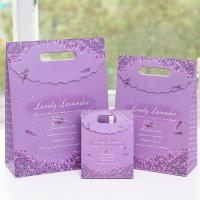 Gift Wrap Bags Paper printing purple Sold By PC