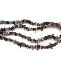 Gemstone Chips Tourmaline irregular polished mixed colors Sold Per Approx 33.46 Inch Strand