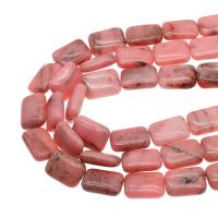 Natural Marble Beads Dyed Marble Rectangle imitation argentina rhodochrosite & DIY Sold Per 38 cm Strand