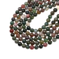 Natürliche Moos Achat Perlen, rund, DIY, gemischte Farben, 10x10x10mm, Länge 38 cm, verkauft von PC