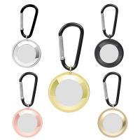 Brass Airtag Protective Case Round plated Unisex nickel lead & cadmium free Sold By PC