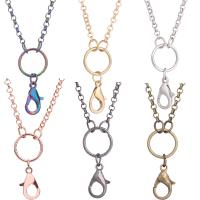 Brass Necklace Chain, plated, rolo chain, more colors for choice, nickel, lead & cadmium free, 2.50mm, Length:Approx 23.62 Inch, Sold By PC