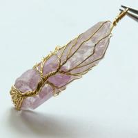 Agate Jewelry Pendants with Brass gold color plated DIY Sold By PC