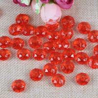 Transparent Acrylic Beads Abacus & faceted 500/G Sold By G