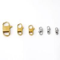Stainless Steel Lobster Claw Clasp, 304 Stainless Steel, Galvanic plating, DIY, more colors for choice, 16x5mm-32x14mm, Sold By PC