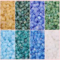 Matt Glass Seed Beads, Üveggyöngyök, DIY, több színt a választás, 4mm, Kb 4500PC-k/Bag, Által értékesített Bag