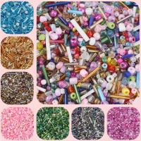 Blandade Glas Seed Beads, Glaspärlor, DIY, fler färger för val, 1.5-4.5mm, Ca 1000PC/Bag, Säljs av Bag