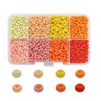 Solidan boja Staklene sjeme perli, Seedbead, stoving lakova, možete DIY, više boja za izbor, 3mm, 3400računala/Okvir, Prodano By Okvir