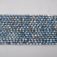 azzurrite perla, with K2 Diaspro & Seedbead, Lanterna, lucido, DIY & formato differente per scelta & sfaccettati, blu, 8-10mm, Venduto per Appross. 14.96 pollice filo