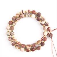Natural Grain Stone Beads with Seedbead Lantern polished DIY & faceted 6-8mm Sold Per Approx 14.96 Inch Strand