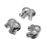 Zinklegierung Tier Perlen, Elephant, DIY, keine, 16mm, verkauft von PC