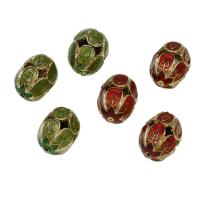 Zinc Alloy Jewelry Beads painted DIY 17mm Sold By PC