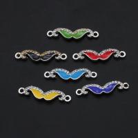 Zinc Alloy Connector enamel & with rhinestone 31mm Sold By PC