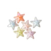 Bead in Bead Acrylic Beads Star AB color plated DIY multi-colored Approx Sold By Bag