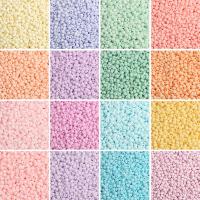 Παγωμένο γυαλί Χάντρες Seed, Seedbead, ψήσιμο βερνίκι, DIY & παγωμένος, περισσότερα χρώματα για την επιλογή, 3mm, Περίπου 660PCs/τσάντα, Sold Με τσάντα