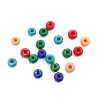 Pläterad Glass Seed Beads, Glaspärlor, Abacus, DIY, fler färger för val, 10x6mm, 30PC/Bag, Säljs av Bag