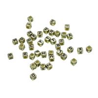 Iron Beads Square DIY mixed colors 6mm Sold By PC