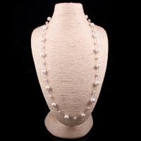 Collar de Perlas Natural de Freshwater, Perlas cultivadas de agua dulce, para mujer, más colores para la opción, 6-12mm, longitud aproximado 14.96 Inch, Vendido por UD