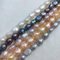 Keishi ferskvandskulturperle Beads, perle, Uregelmæssig, du kan DIY, flere farver til valg, 7-8mm, Solgt Per Ca. 15 inch Strand