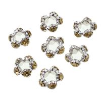 Rhinestone European Beads, Iron, DIY & with rhinestone, mixed colors, 71mm, 50PCs/Bag, Sold By Bag