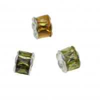 Kubisk Zirconia Micro Pave Messing Perler, du kan DIY & Micro Pave cubic zirconia, flere farver til valg, 9mm, 10pc'er/Bag, Solgt af Bag
