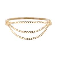 Zinc Alloy Waist Chain multilayer & for woman golden nickel lead & cadmium free Sold By PC