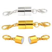Zinc Alloy Magnetic Clasp plated DIY & with magnetic & with rhinestone nickel lead & cadmium free Sold By Bag
