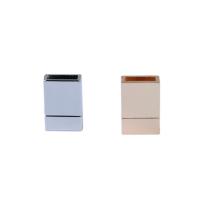 Zinc Alloy Magnetic Clasp Rectangle plated DIY & with magnetic nickel lead & cadmium free Sold By Bag