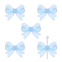 Acrylic Hair Accessories DIY Findings Bowknot Sold By Bag