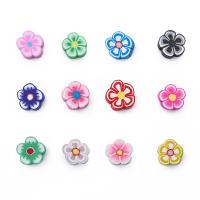 Polymer Clay Beads Flower DIY 10mm Sold By Bag