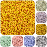 Opaque Glass Seed Beads Glass Beads DIY & two tone 3mm Approx Sold By Bag