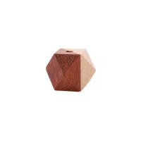 Wood Beads Beech Wood Polygon DIY mixed colors Sold By PC