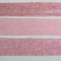 Granos de cuarzo rosa natural, cuarzo rosado, ábaco, Bricolaje & diverso tamaño para la opción & facetas, Rosado, Vendido para aproximado 14.96 Inch Sarta