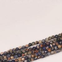 Sodalit perle, Krug, možete DIY & faceted, miješana boja, 6mm, Prodano Per 14.96 inčni Strand