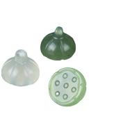 Jade Μενταγιόν, Νεφρίτης, Σκαλιστή, πράσινος, 14x12mm, Sold Με PC
