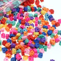 Polymer Clay Gyöngyök, Láb, DIY, több színt a választás, 10mm, 1000PC-k/Bag, Által értékesített Bag