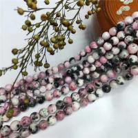 persische Jade Perle, rund, poliert, DIY & verschiedene Größen vorhanden, gemischte Farben, verkauft von Strang