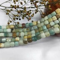 Natural Amazonite Beads ​Amazonite​ irregular polished DIY dark green Sold By Strand