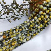 Persian Jade Beads Round polished DIY mixed colors Sold By Strand