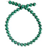 Malahita perle, Malahit, Krug, možete DIY & različite veličine za izbor, zelen, Prodano Per Približno 15.35 inčni Strand