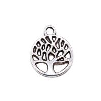 Zinc Alloy Pendants Tree plated Sold By PC